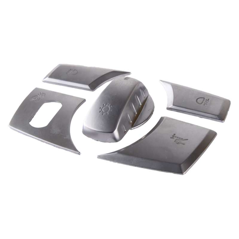 5pcs/set Headlight Switch Button Cover Trim Fit for BMW X5 E70 2008-2013