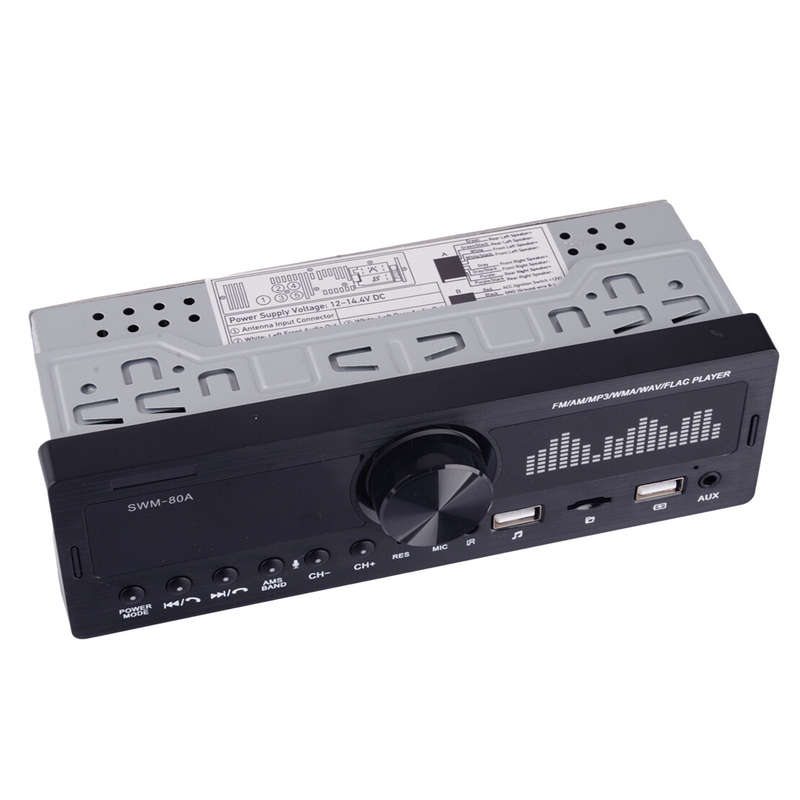 SWM-80A Car Stereo Radio Remote Control Audio MP3 Multimedia Bluetooth Player