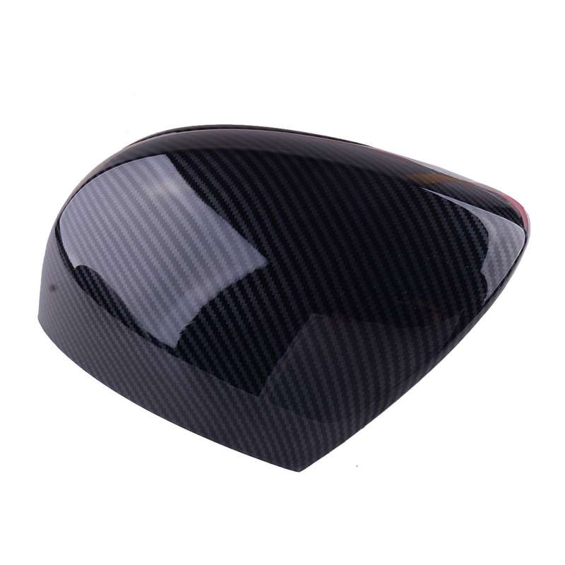 Carbon Fiber ABS Exterior Side Mirror Cover Cap Fit For Honda Fit Jazz 2014-2018