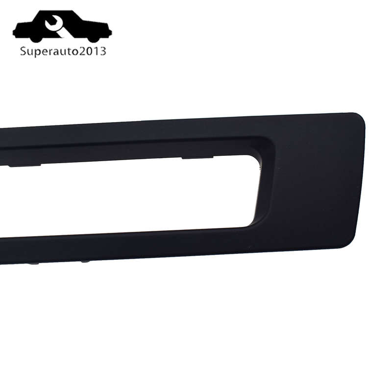 1X Cup Holder Trim Surround Panel Black For BMW E90 E91 E92 E93 328i 51457138797