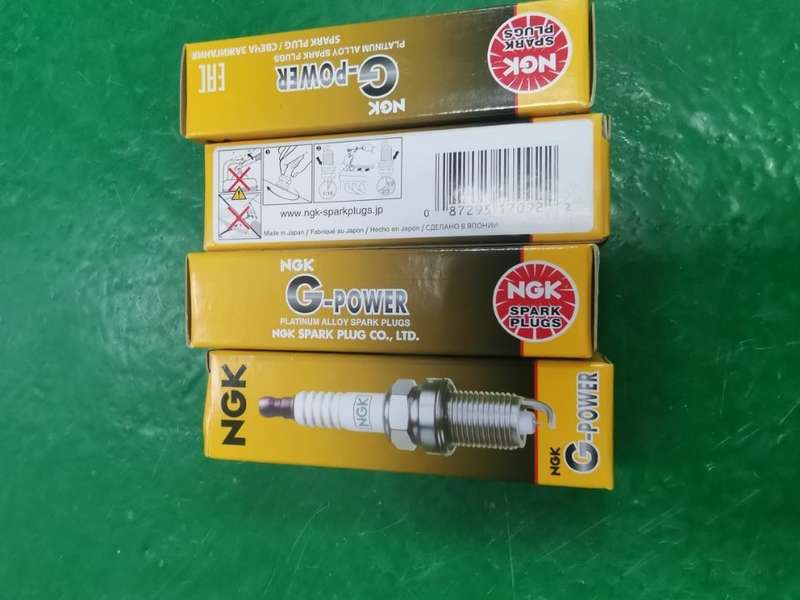 4 New BKR6EGP G-POWER Platinum Alloy Spark Plug for BMW For Audi Volvo Saab