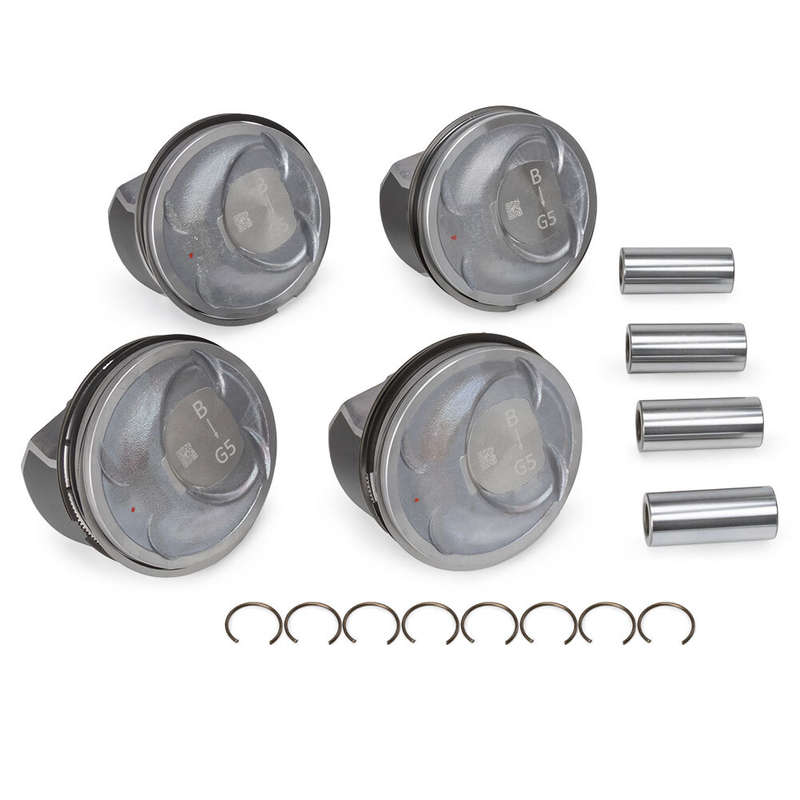 4 Set Engine Piston & Pin & Snap Ring For 2011-2019 Sonata Sorento Optima 2.4L