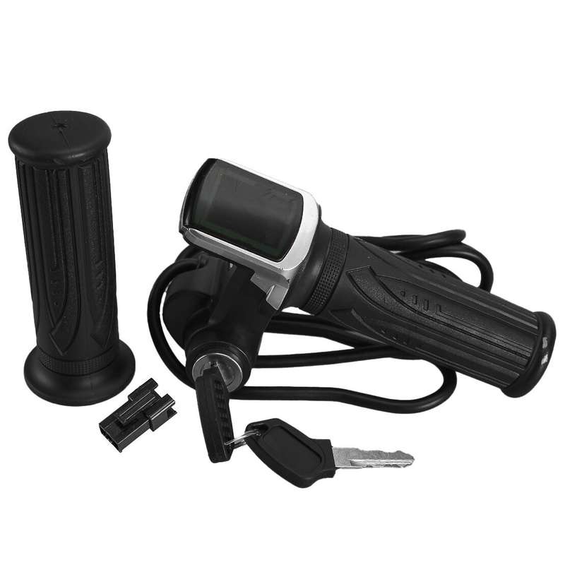 2x 48V Electric Scooter E-Bike Twist Throttle Grip Handlebar Grips 5 Wire