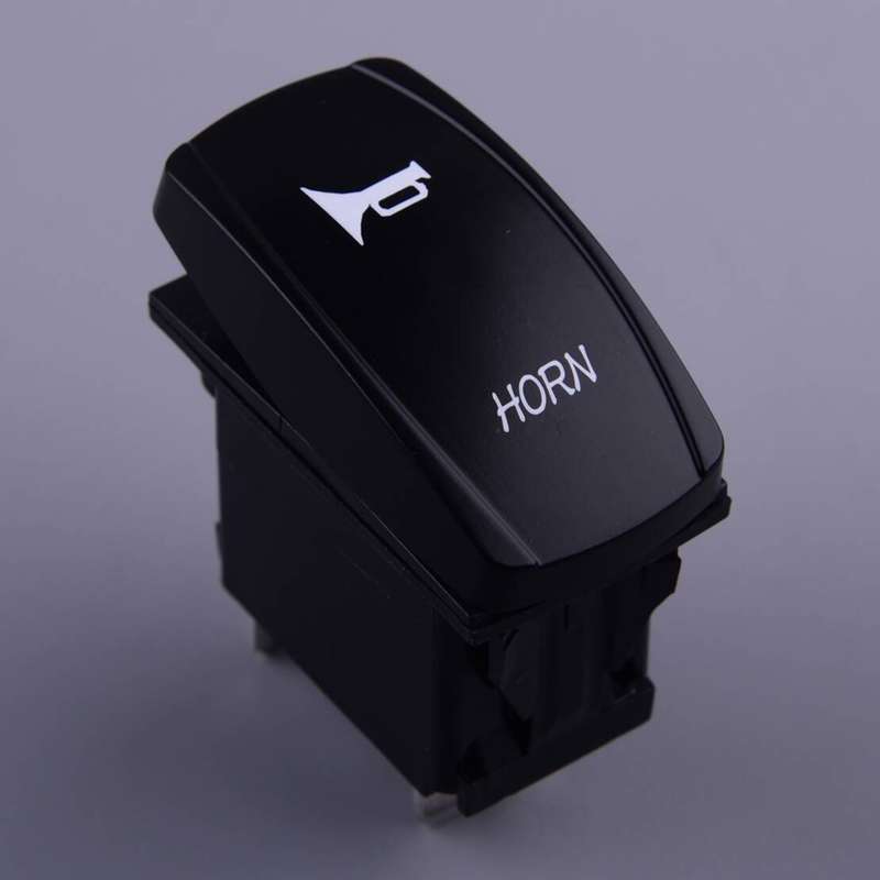 Car Boat RV Bus Blue LED 5-Pin Horn On/Off Momentary Toggle Rocker Switch Best