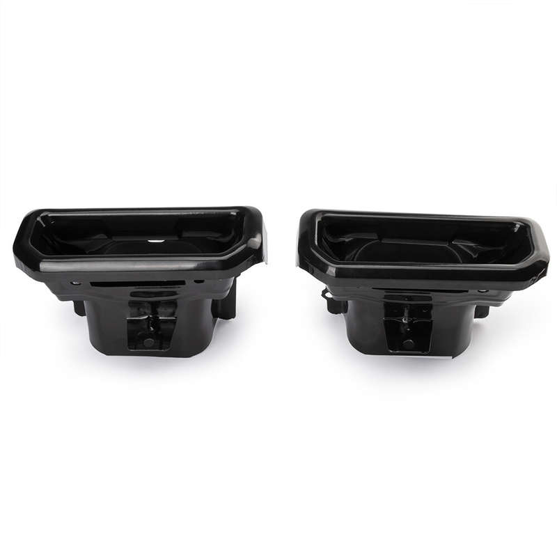 2X Exhaust Tips Bezels Gloss For Chevy Silverado GMC Sierra 1500 2019-23 5.3L V8