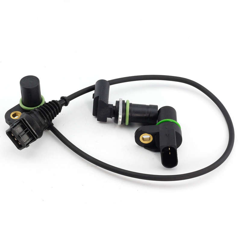 3pcs Intake + Exhaust Cam Camshaft + Crank Position Sensor for BMW E46 E39 X3 X5
