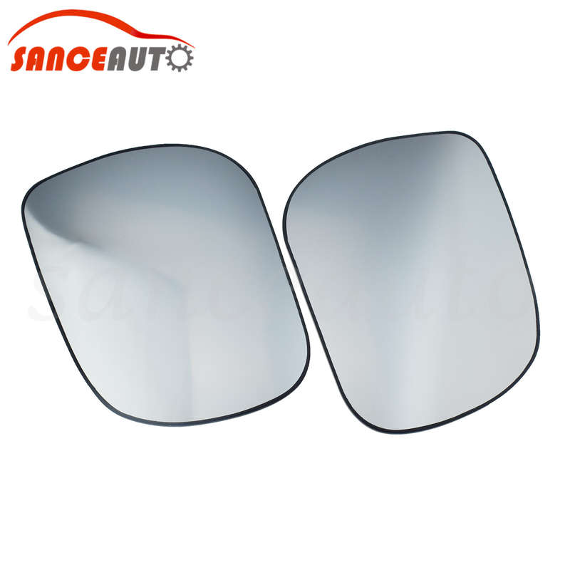 2PC Mirror Glass W/ Plate Heated For Toyota RAV4 2006-2012 8796142790 8793142890