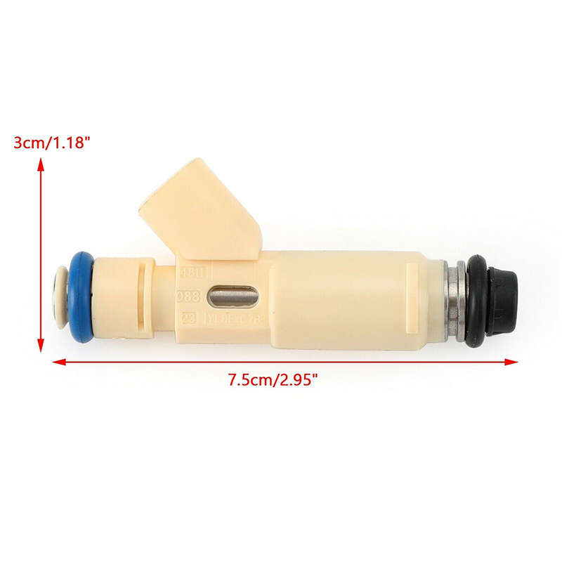 Fuel Injector 195500-3520 Fit for Ford Escape 3.0L V6 2001-2003 YL8E-C7B 6Pcs