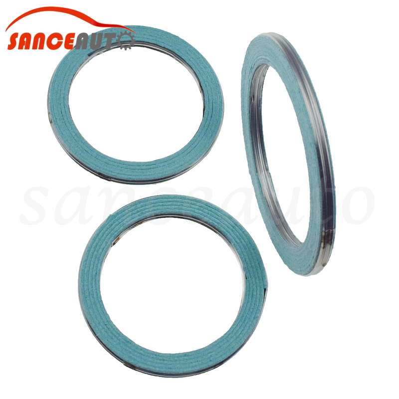 For Lexus IS300 2001 2002 03 04 2005 Exhaust Gasket 3PCS 90917-06046 90917-06076
