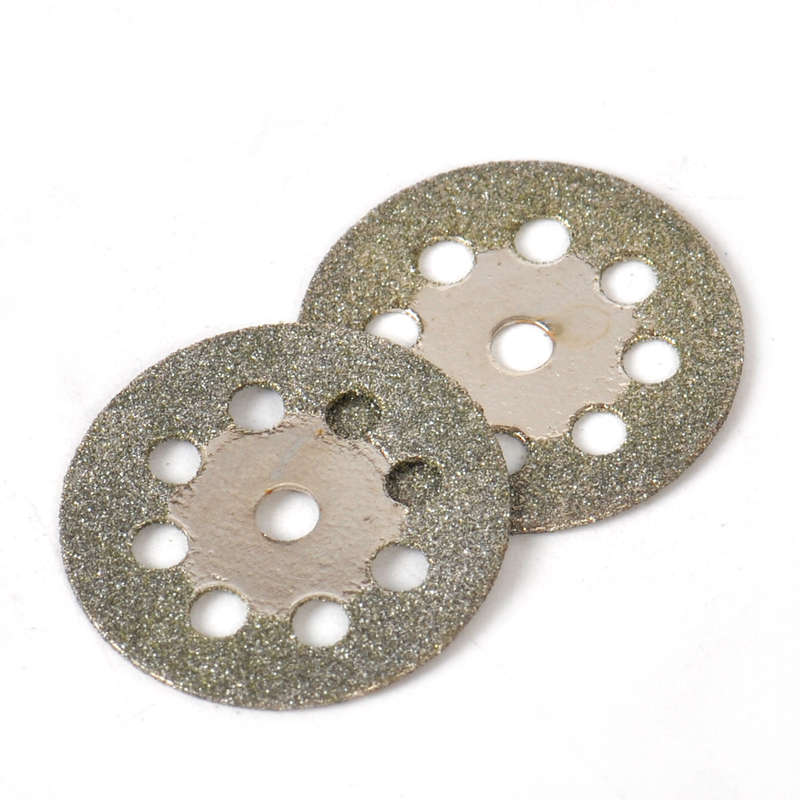 22mm Diamond Cut Off Wheel Disc + 3mm Mandrel Grinding Tool Fit for Rotary