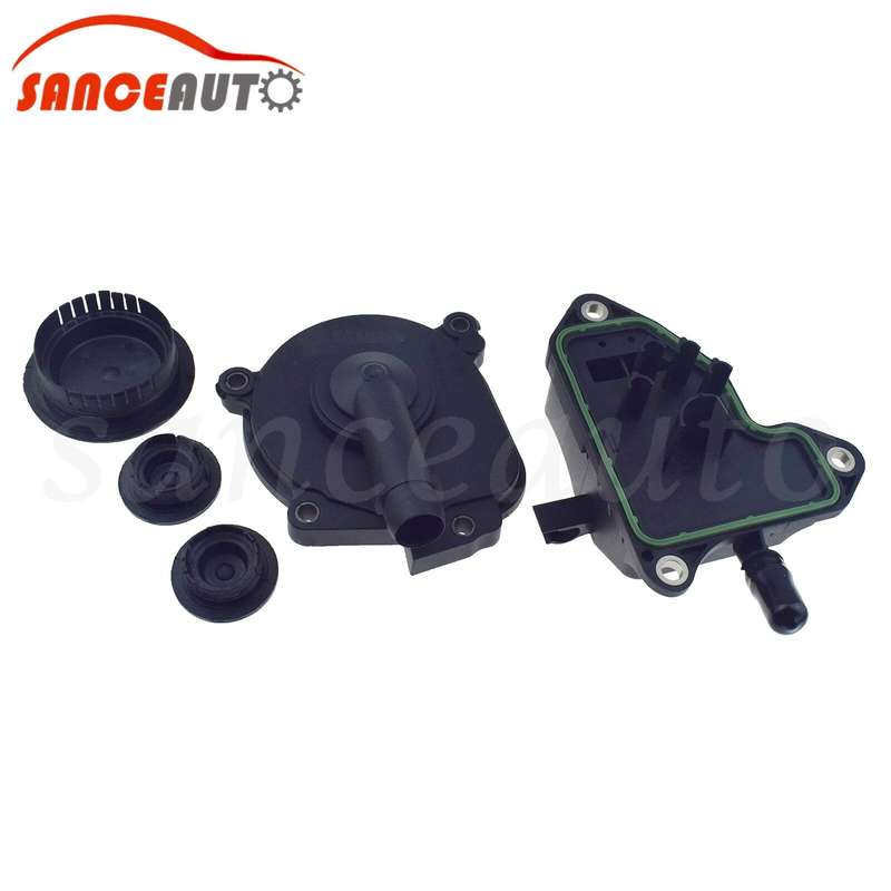 Oil Separator Crankcase Vent Valve PVC Breather & Cam Plug Set For Mercedes M272