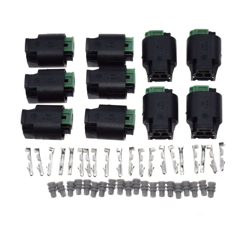 New Set 10PCS Temperature Sensor 2 Pin Connectors 968405-1 For BMW 3 5 7 Series