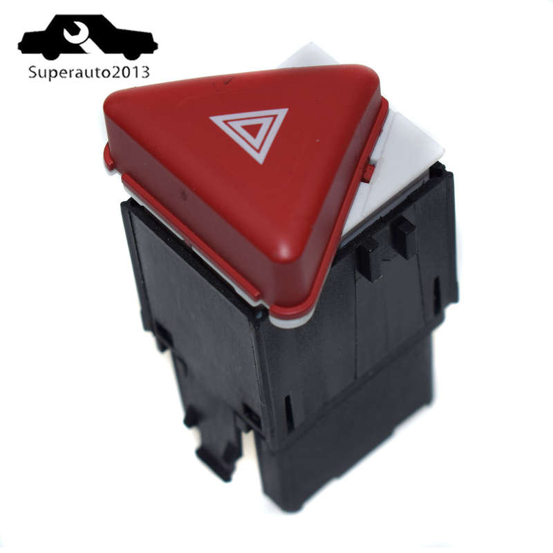 Red Hazard Light Warning Switch Button For VW Jetta Golf GTI Rabbit 1K0953509A