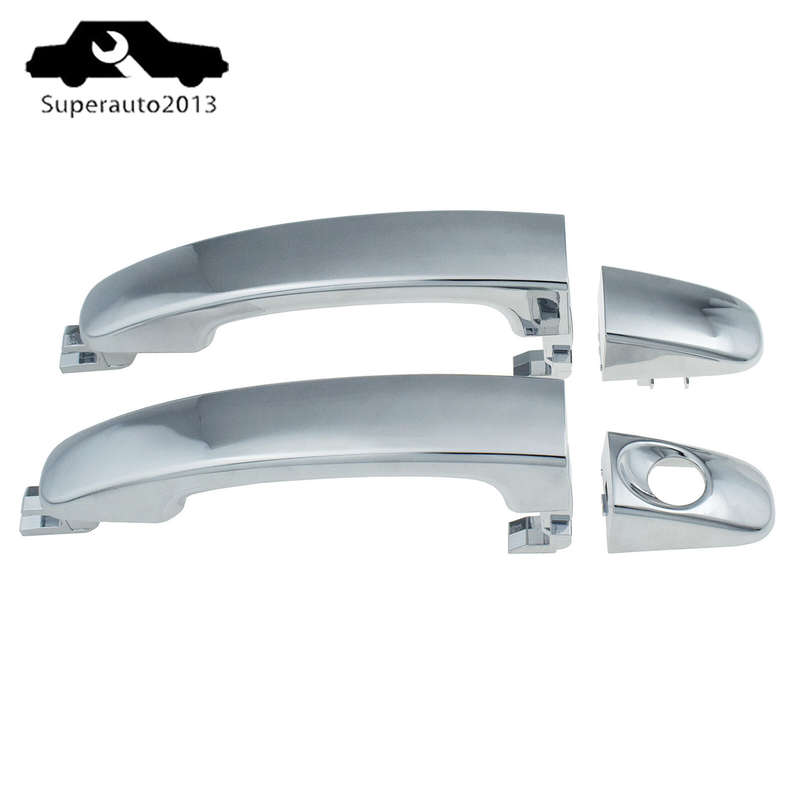 Exterior Door Handle Chrome Front Left & Right For Ford Ranger Mazda BT50 12-20