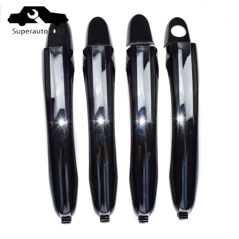 4PCS Outside Front Rear Left Right Door Handle Chrome For Hyundai Azera 2006-11