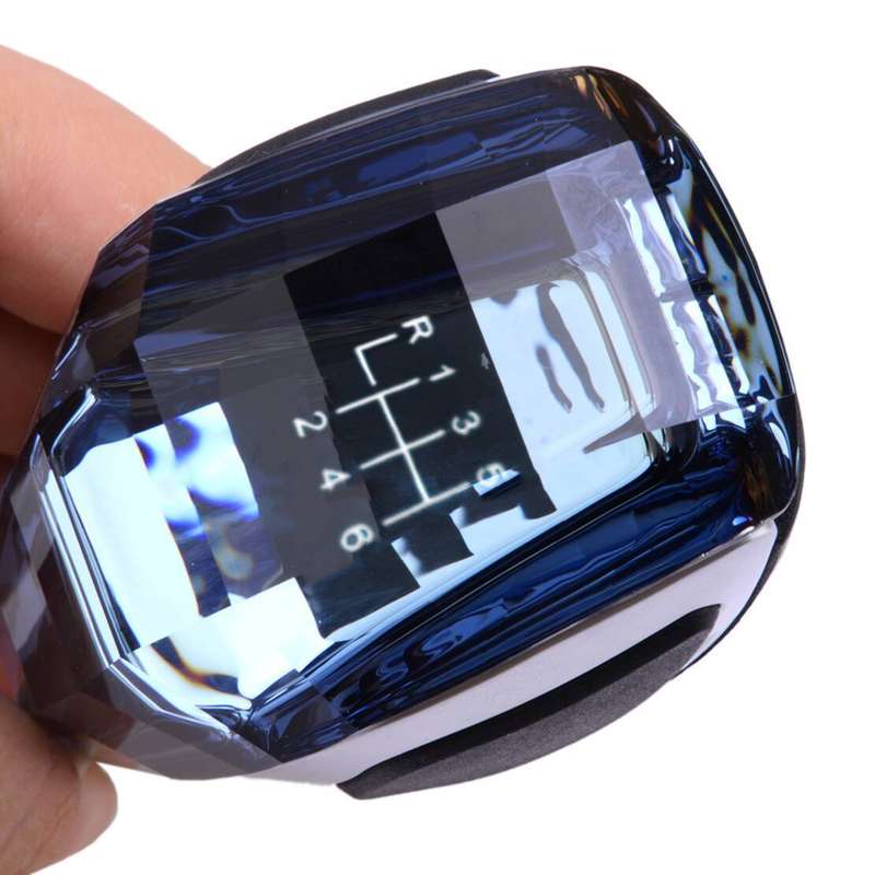 Car Crystal Handle Touch Motion Activated LED Car Gear Shift Knob Shifter vb