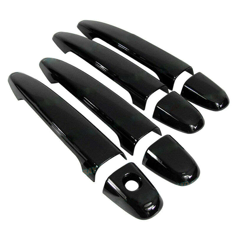 Side Door Handle Cover Trim Decor Fit for Lexus GX470 SUV 2003-2009 Glossy Black