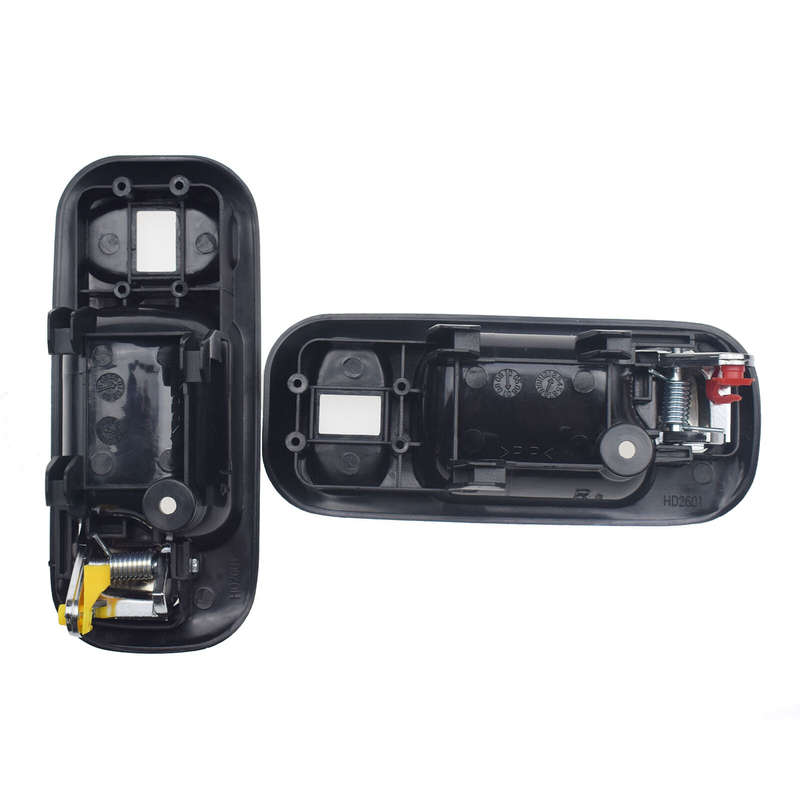 Rear Pair Black Chrome Inside Door Handles for 1997-2001 Honda CRV 95-98 Odyssey