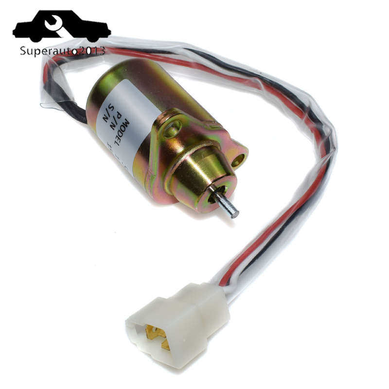 Fuel Shut Off Solenoid Valve For John Deere Yanmar 1503ES-12S5SUC