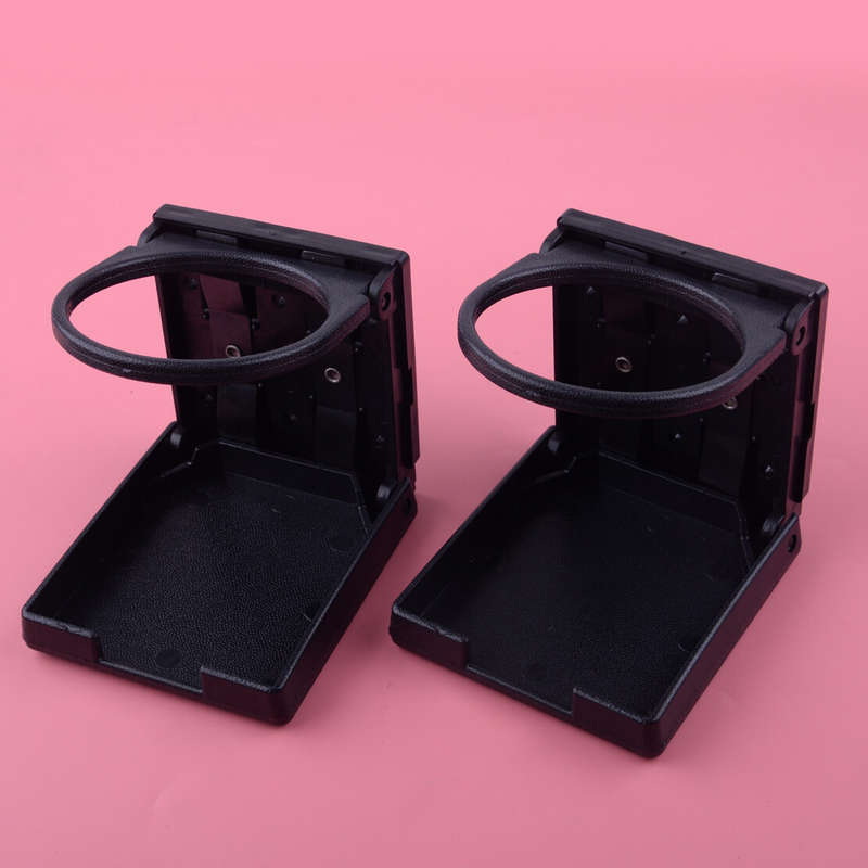 2pcs Adjustable Folding Drink Cup Holder Fit for Boat Marine Car Truck SUV UTV