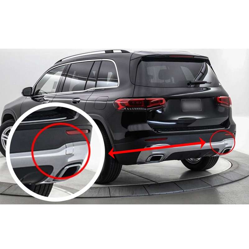 Rear Bumper Tow Hook Eye Cover Cap Silver Fit For Mercedes Benz GLB250 W247