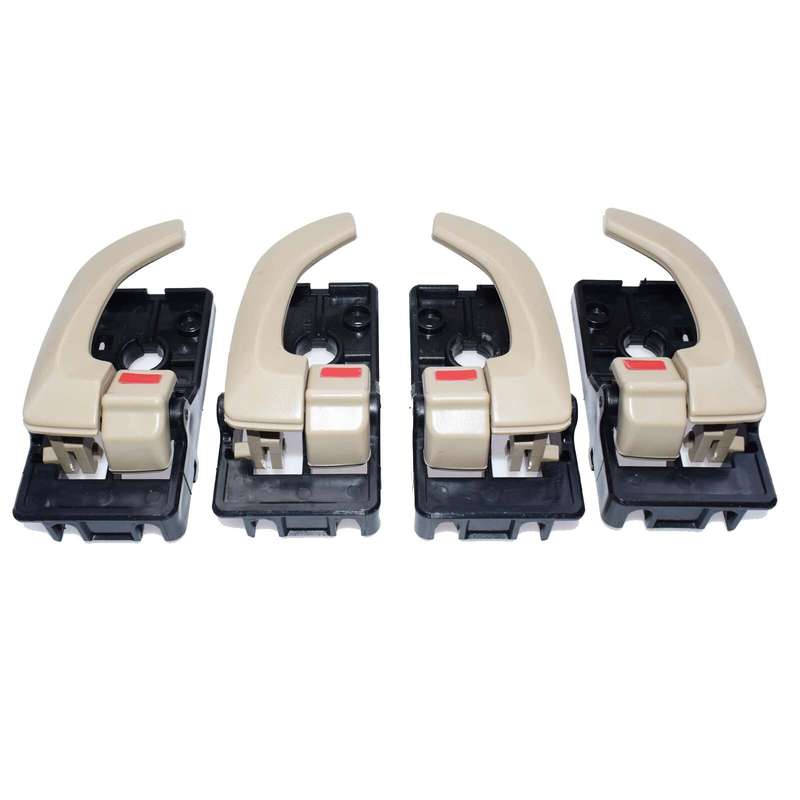 4X Beige Inside Door Handle Front Rear Left Right For 2005-09 Hyundai Tucson New