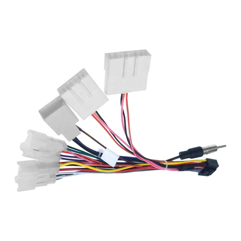 Car Dash Radio Fascia Bezel Trim & Wiring Harness Fit For Toyota Matrix 2003-04