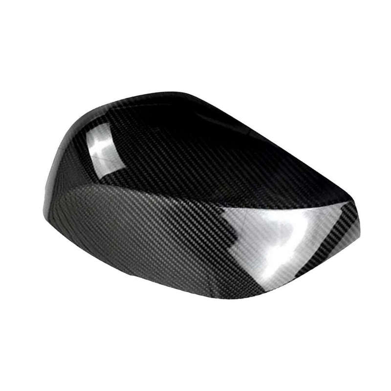 1pair Carbon Fiber Side View Mirror Cover Cap Trim Fit For Infiniti QX50 QX60