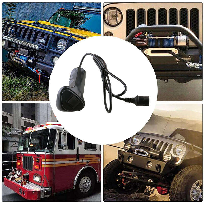 Universal Electric Winch Remote Controller With 4.9ft Cable fit for Car Vehicle