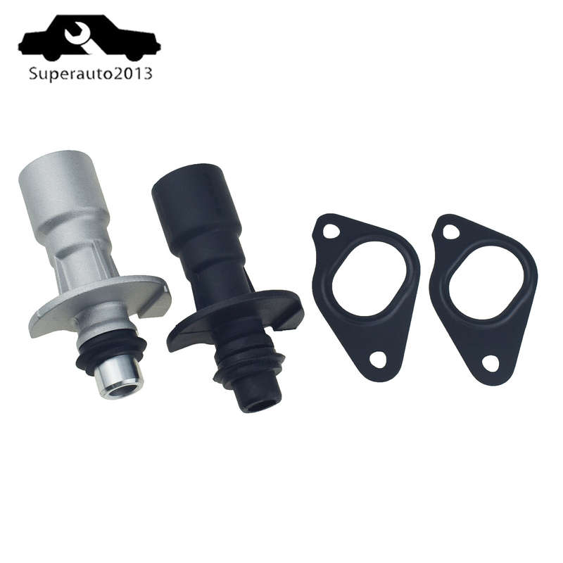 For Land Rover Range Sport LR4 Water Pump Oil Cooler Pipe Tube Adaptor W/Gasket