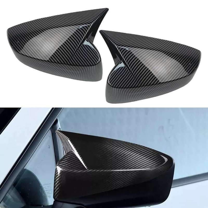 Carbon Fiber Style Rearview Mirror Cover Fit for Toyota 86 Subaru BRZ 2012-2020