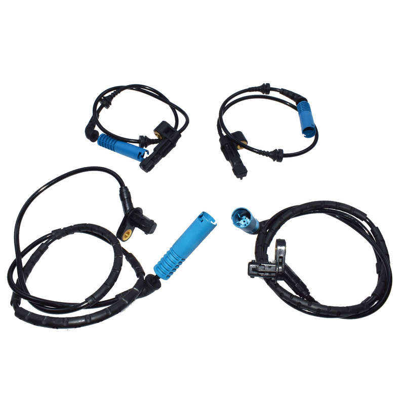 4 PCS ABS Wheel Speed Sensor Front Rear For BMW 320i 323ci 323i 34526752682 New