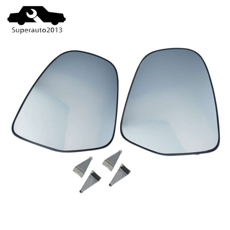 2X Left & Right Side Rearview Side Mirror Glass Heated For Suzuki Vitara S-cross