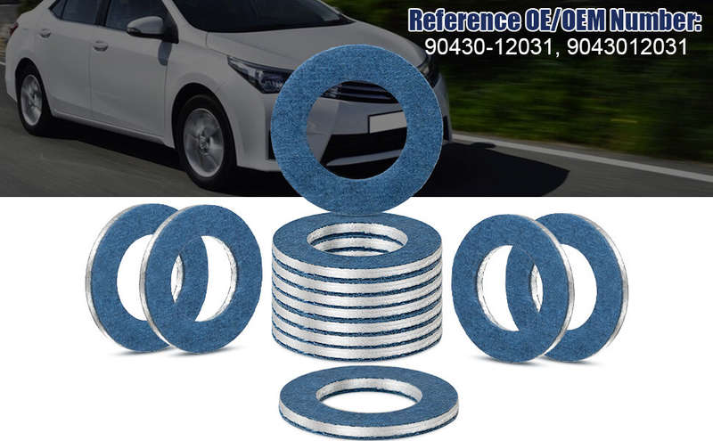 1000x Oil Drain Plug Gasket Crush Washer 9043012031 For LEXUS For TOYOTA 4RUNNER