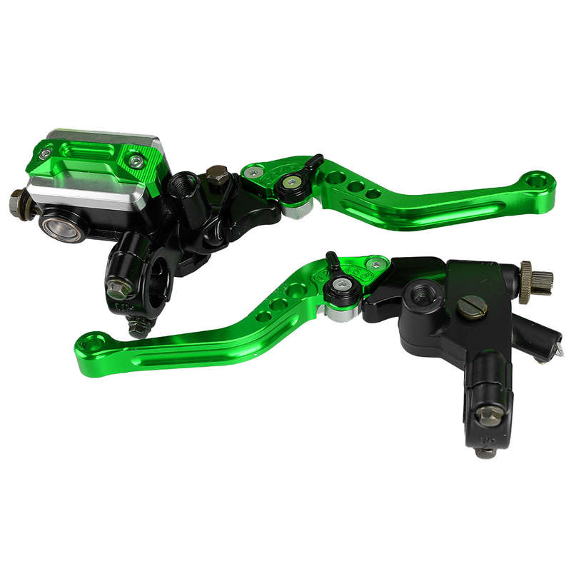 1pair 22mm 7/8" Motorcycle Handlebar Brake Master Cylinder & Clutch Lever Set