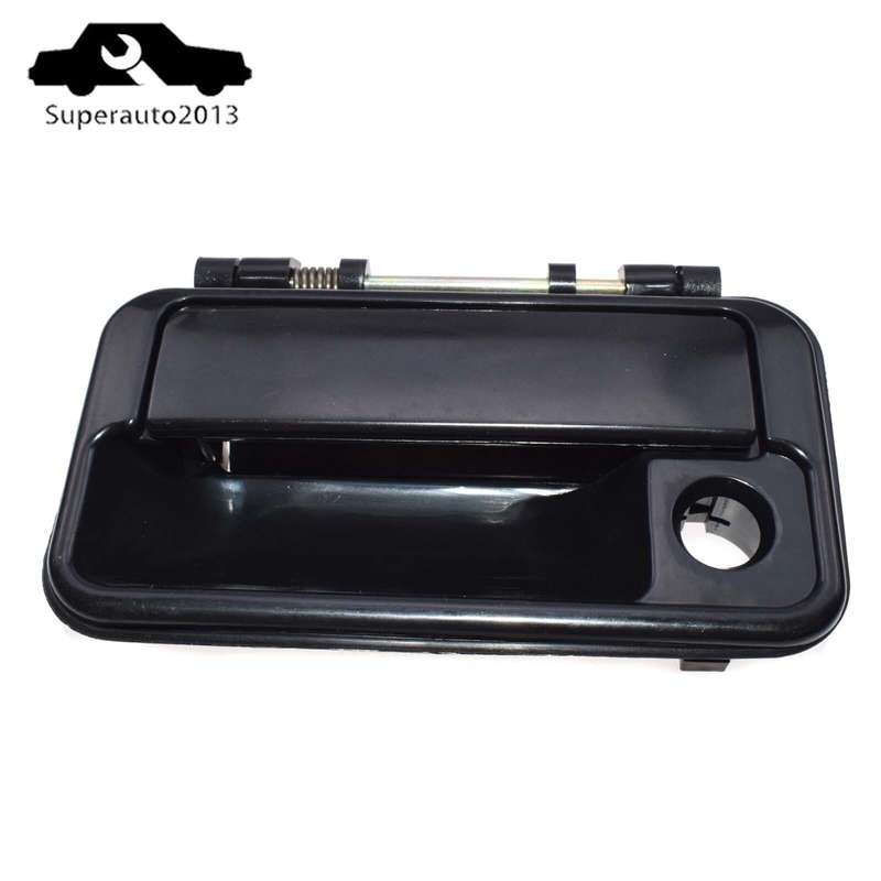 1X Outside Door Handle Front Left Black 8282060B025PK For Suzuki Swift Geo Metro