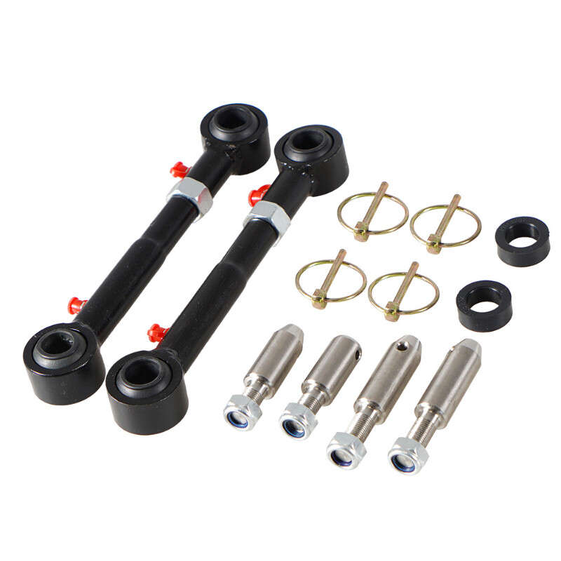 2.5-6" Quick Disconnect Sway Bar Links For Jeep Wrangler JK Free Off Road 07-18
