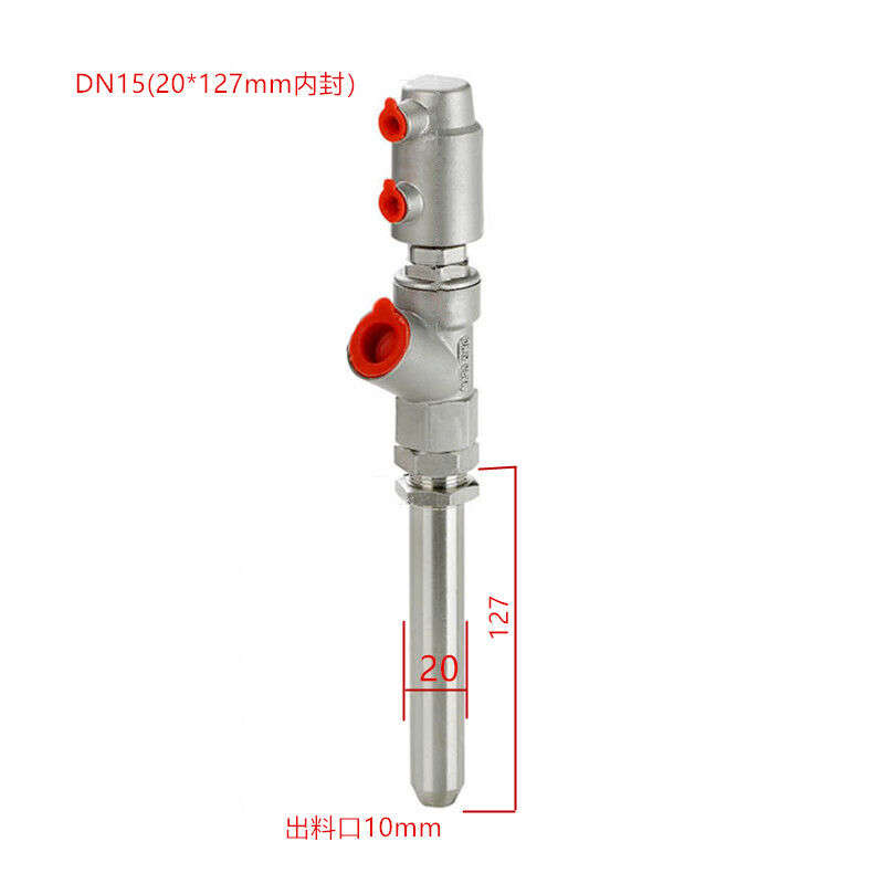 304 Stainless Steel Liquid Filling Machine Anti-drip Head Discharge Valve DN15