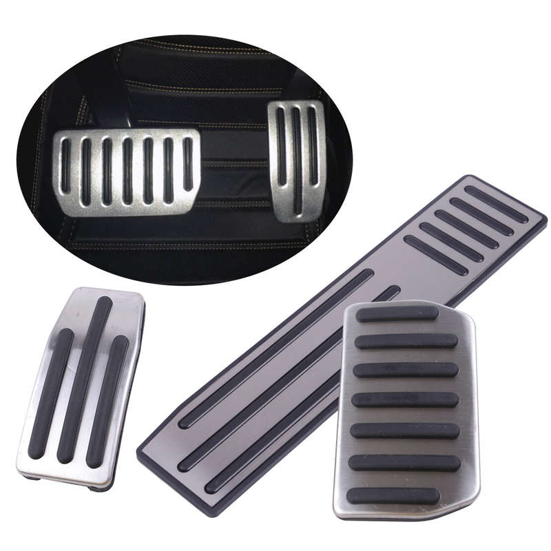 Accelerator Brake Foot Rest Pedal Pad Set fit for Tesla Model S 2012+ X 16-2018