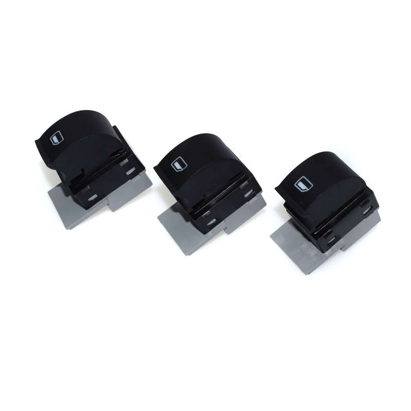 4B0959855A Set 3pcs Right Electric Power Window Switch For Audi A6 RS6 98-04 New