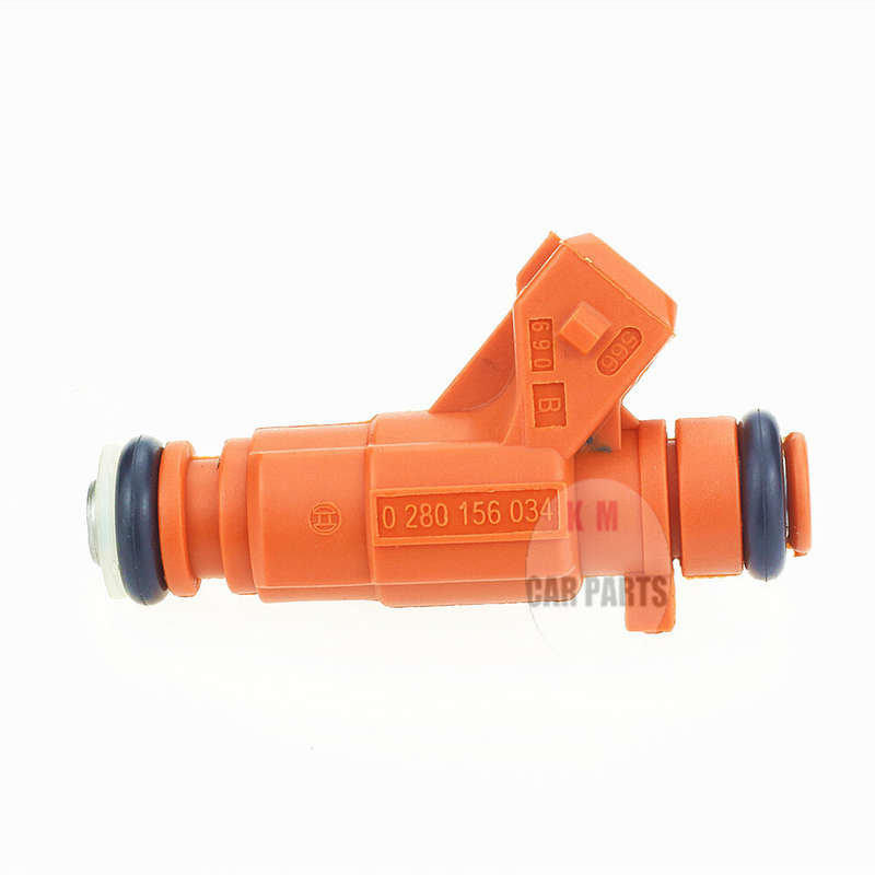 4pcs Fuel Injectors 0280156034 For Peugeot 206 307 Citroen C3 Berlingo 1.6L 16V