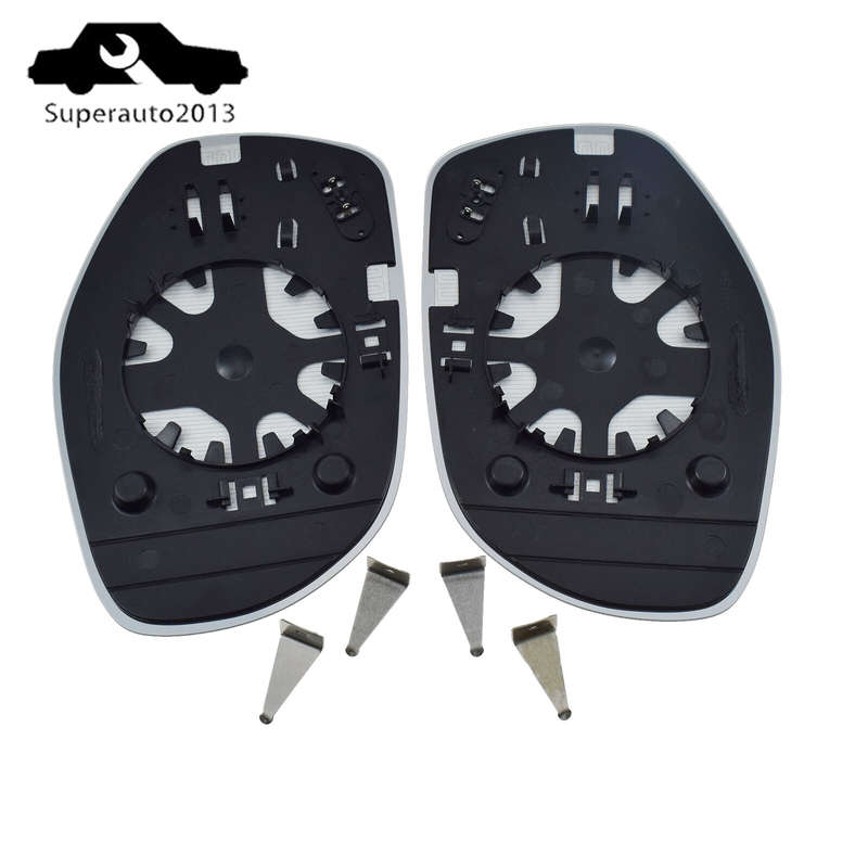 Left Right Side Mirror Glass W/Heated Pair For 2008-10 Porsche Cayenne 3.6L 4.8L