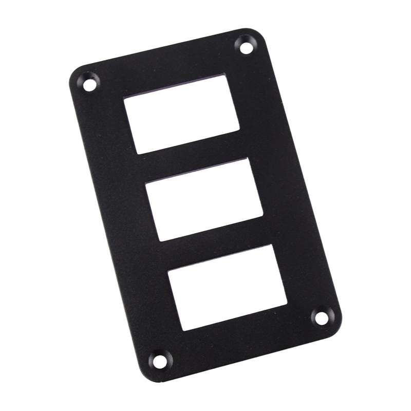 Car 1x 3 Gang Rocker Switch Dash Mount Holder Housing Panel Universal
