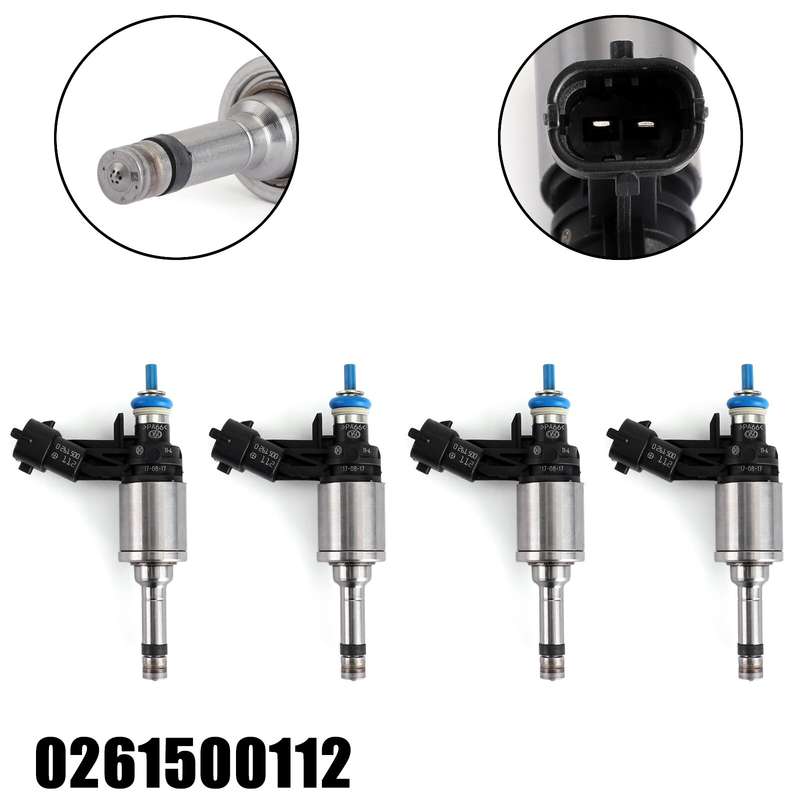 4PCS Fuel Injectors 12636111BA 0261500112 12636111 For Buick For Chevrolet