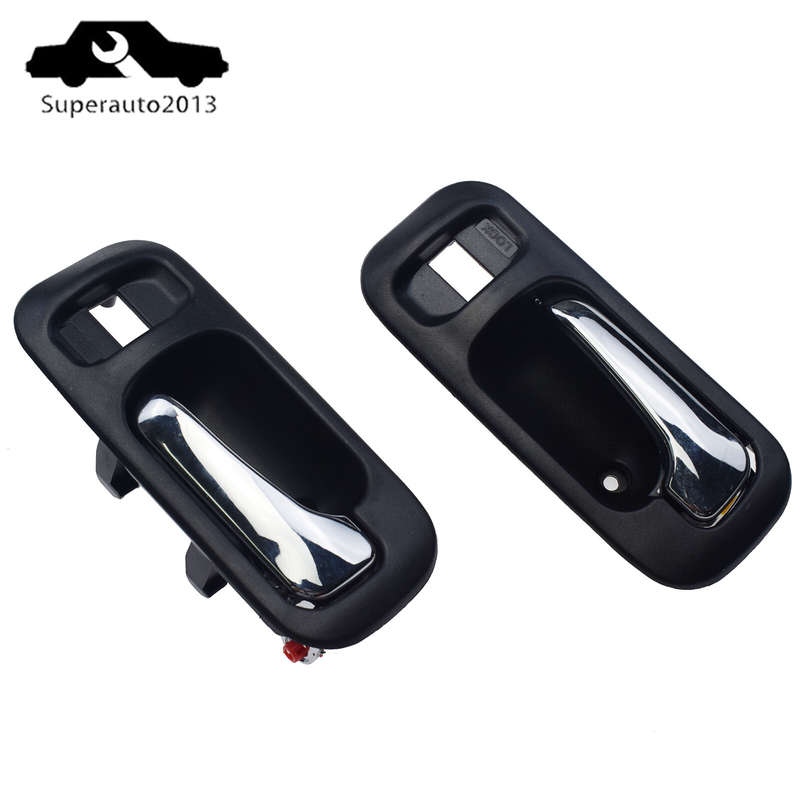 New Pair Front Left & Right Interior Door Handle For 1997-2001 Honda CRV Odyssey