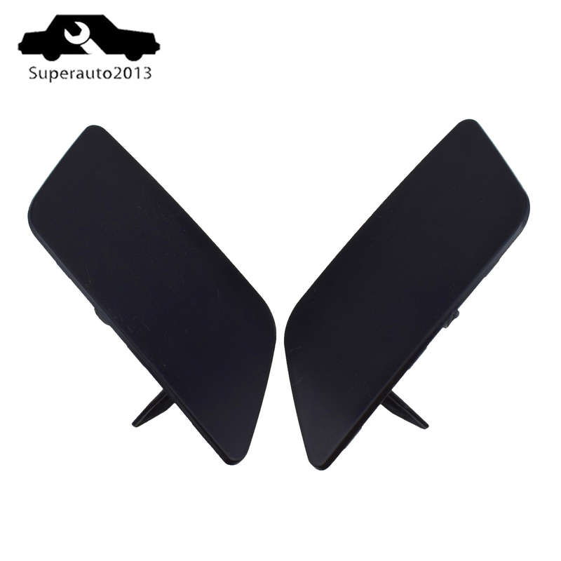Pair Front Left Right Bumper Headlight Washer Cover Cap For Audi Q3 2015-18 New