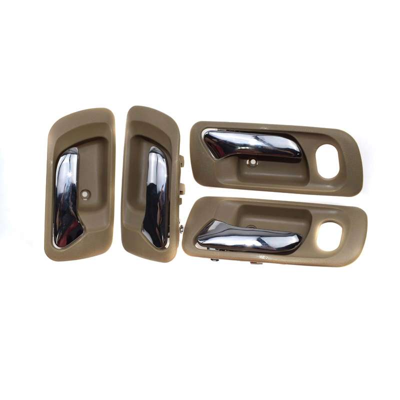 4PCS Front Rear Left Right Beige Inner Door Handle For Honda Accord Odyssey New