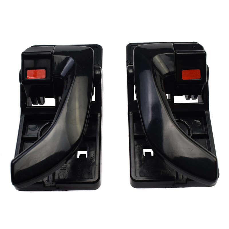 New Pair Black Left Right Inside Inner Door Handles for 2005-2009 Hyundai Tucson