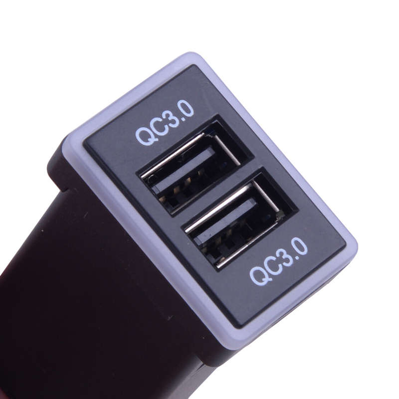 2 Port USB Phone Car Charger Adapter QC 3.0 Fast Charging Fit For Toyota Corolla