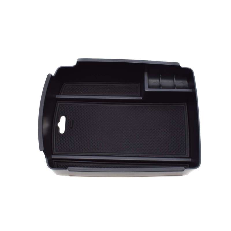 Black Armrest Storage Box Center Console holder Tray For Kia Sportage 16-18 New